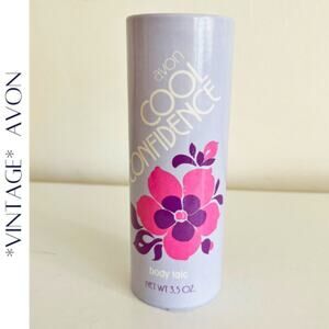 AVON Vintage 1988 Cool Confidence Body Talc, 3.5 oz., New!